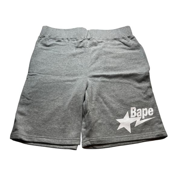 11-40 BAPE Men's Shorts Grey Large